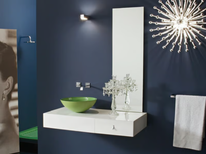 MARIPOSA 30 - Vanity unit with mirror _ LASA IDEA